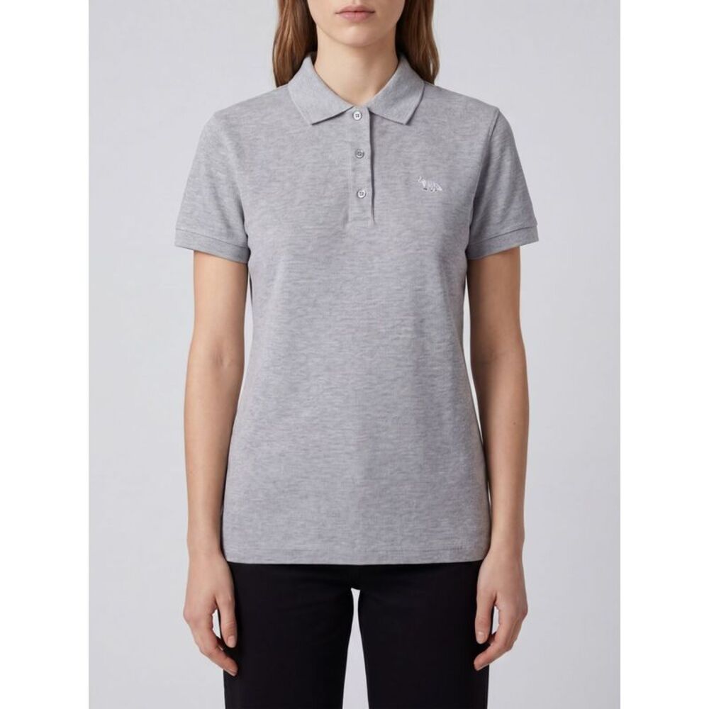 Maison Kitsune Women Basic Cotton Polo Shirt Maison Kitsune